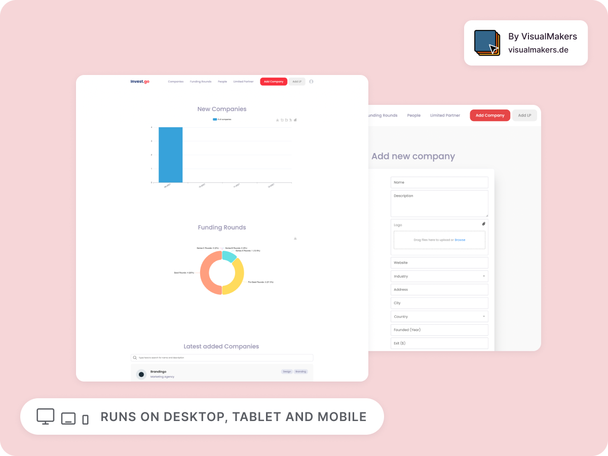 investor portal template cover image