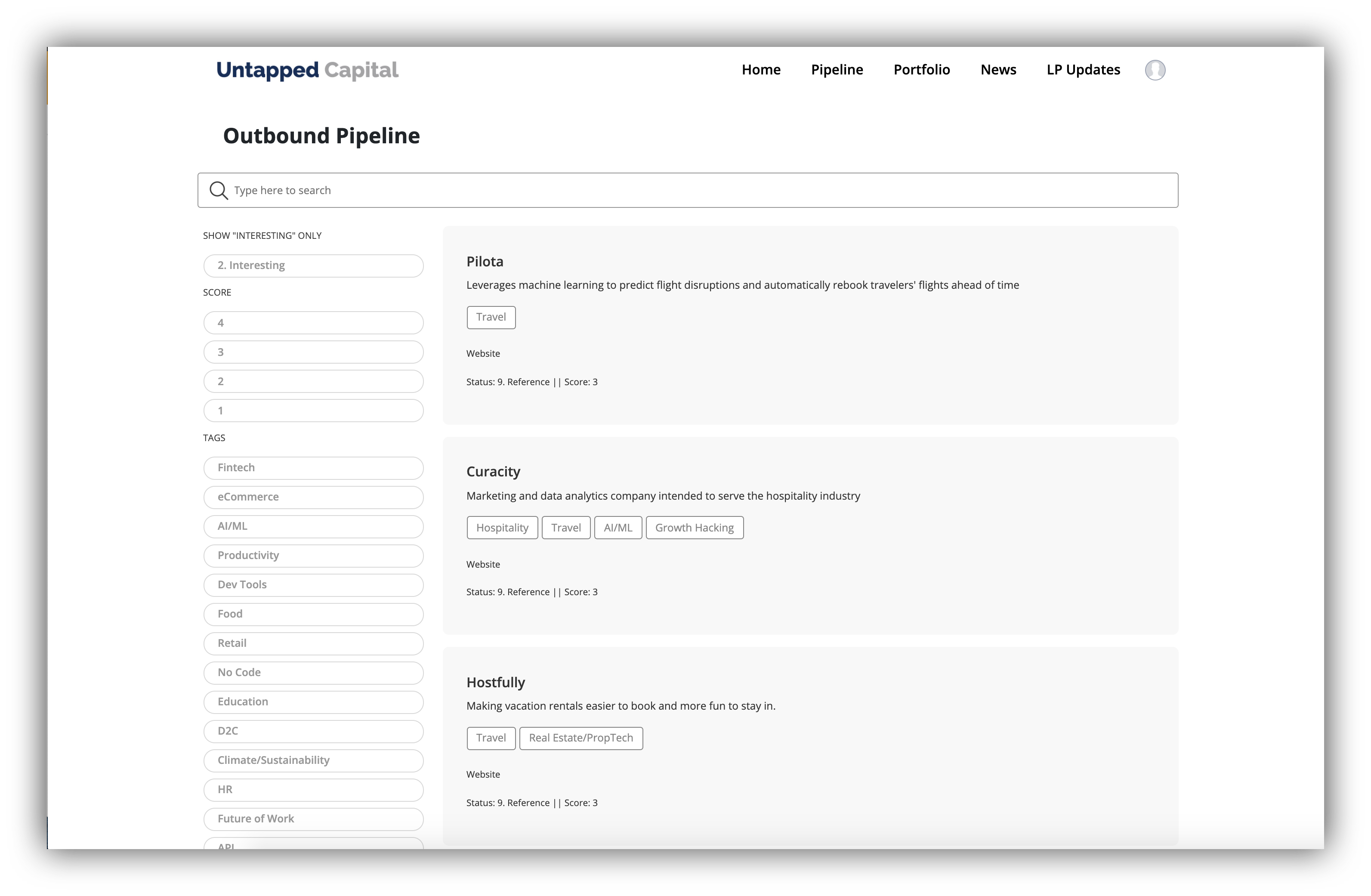 investor portal login page