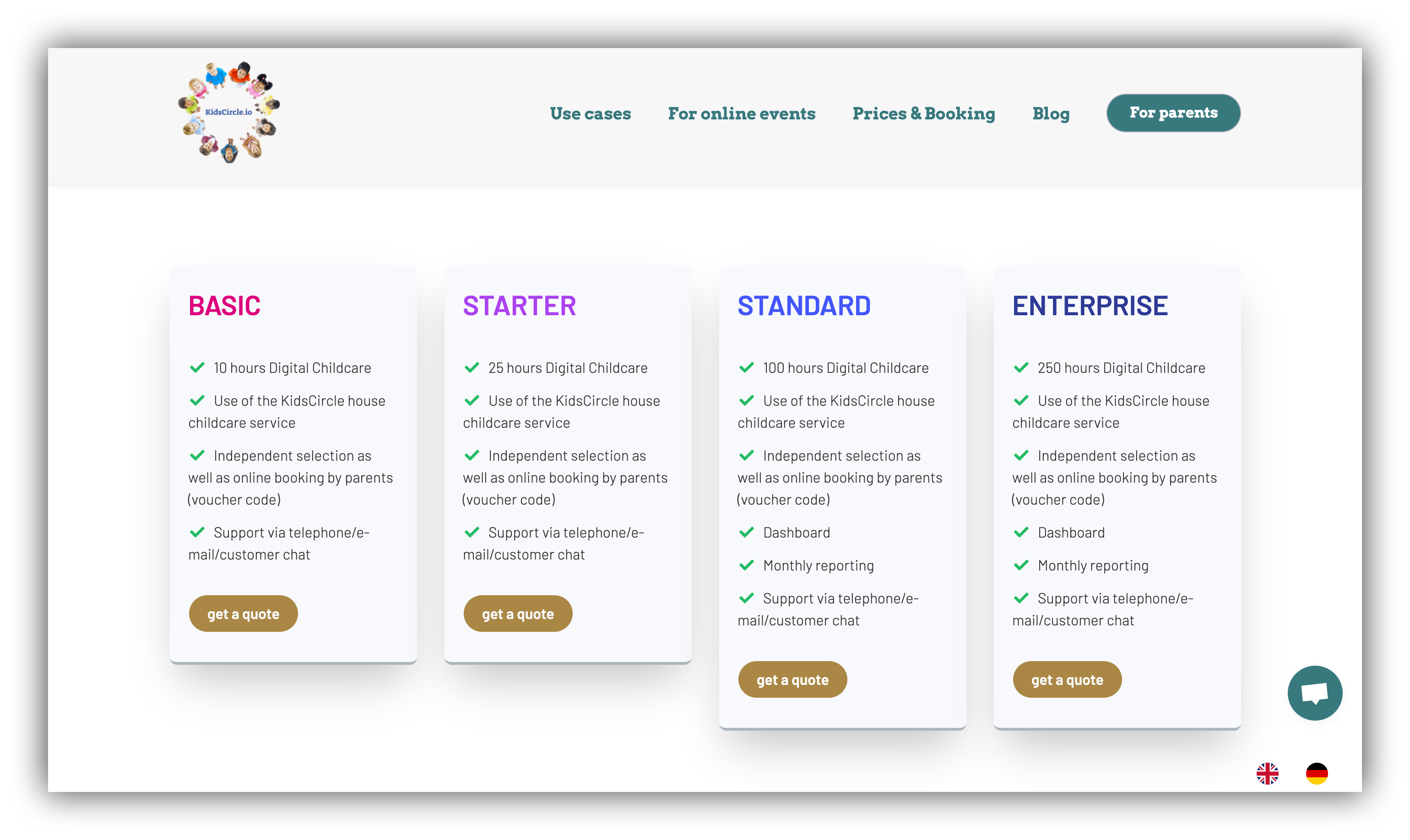 pricing block