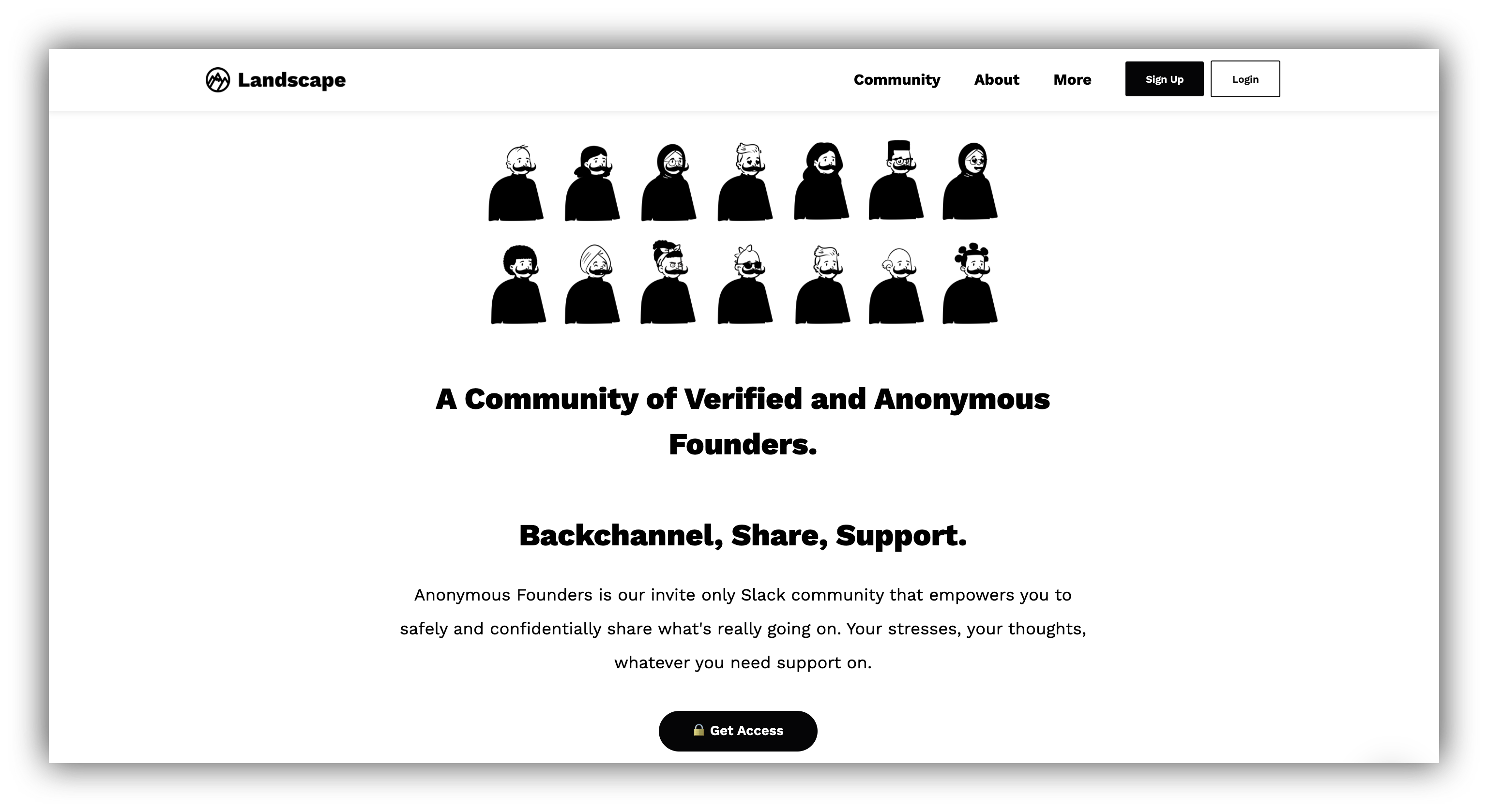 landscape anonymous founders